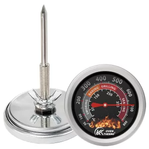 Instant Read Oven Thermometer for Kitchen Home Baking Household Cooking Temp Gauge 0-400℃ BBQ Smoker Grill Thermometer