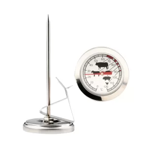 BBQ BBQ Thermometer BBQ Food Thermometer Stainless Steel Dial Thermometer Kitchen Thermometer