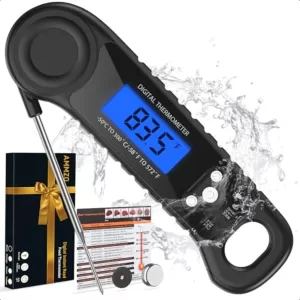 Meat Thermometer Digital Instant Read Food Thermometer Waterproof for Cooking Deep Fry Oven Smoker Roast Camping Kitchen ential