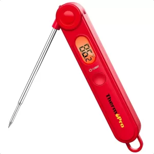 TP03B Digital Meat Thermometer for Cooking Instant Read Thermometer with Backlight Kitchen Food Thermometer for Grill Smoker BB