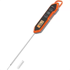 TP15H Waterproof Instant Read Food Thermometer for Cooking Digital Meat Thermometer Probe with Backlight Calibration Cooking Th