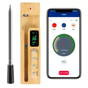 Newest Meat Food Wireless Thermometer Kitchen Cooking Tool Oven Grill BBQ Steak Bluetooth Temperature Accessories Meter Barbecu