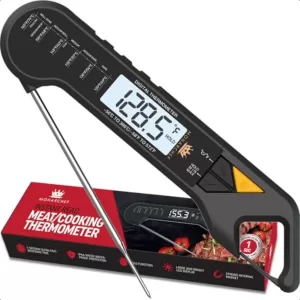 Profional Meat Thermometer Instant Read Food Thermometer with Waterproof Design Backlight Hold Min Max Function Cooking Thermom