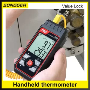 TA611A K Type Thermocouple Thermometer Digital Temperature Meter Contact Thermometer Surface Temperature Tester