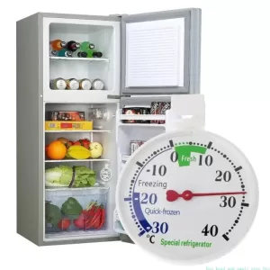 Fridge Thermometer for Traditional Refrigerators Mini Fridges Freezers -30°~40°C Large Dial with Red