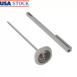 Stainless Steel Kitchen Thermometer Instant Read 0-220F NSF Certified Meat Cooking Probe