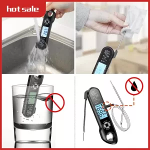 BEAU-Meat Thermometer Dual Probe Instant Read Food Meat Thermometers For Cooking With Alarm Function And Backlight