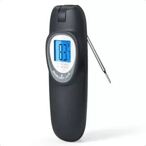 Meat Thermometer Digital for Grill Instant Read with High Accuracy Waterproof Food Thermometer with Backlit and Numeric Locking